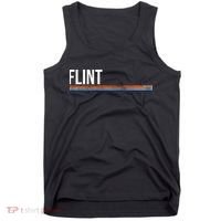 Flint Michigan Retro Tank Top thumb 0