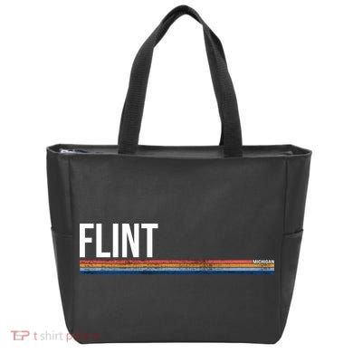 Flint Michigan Retro Tote Bag