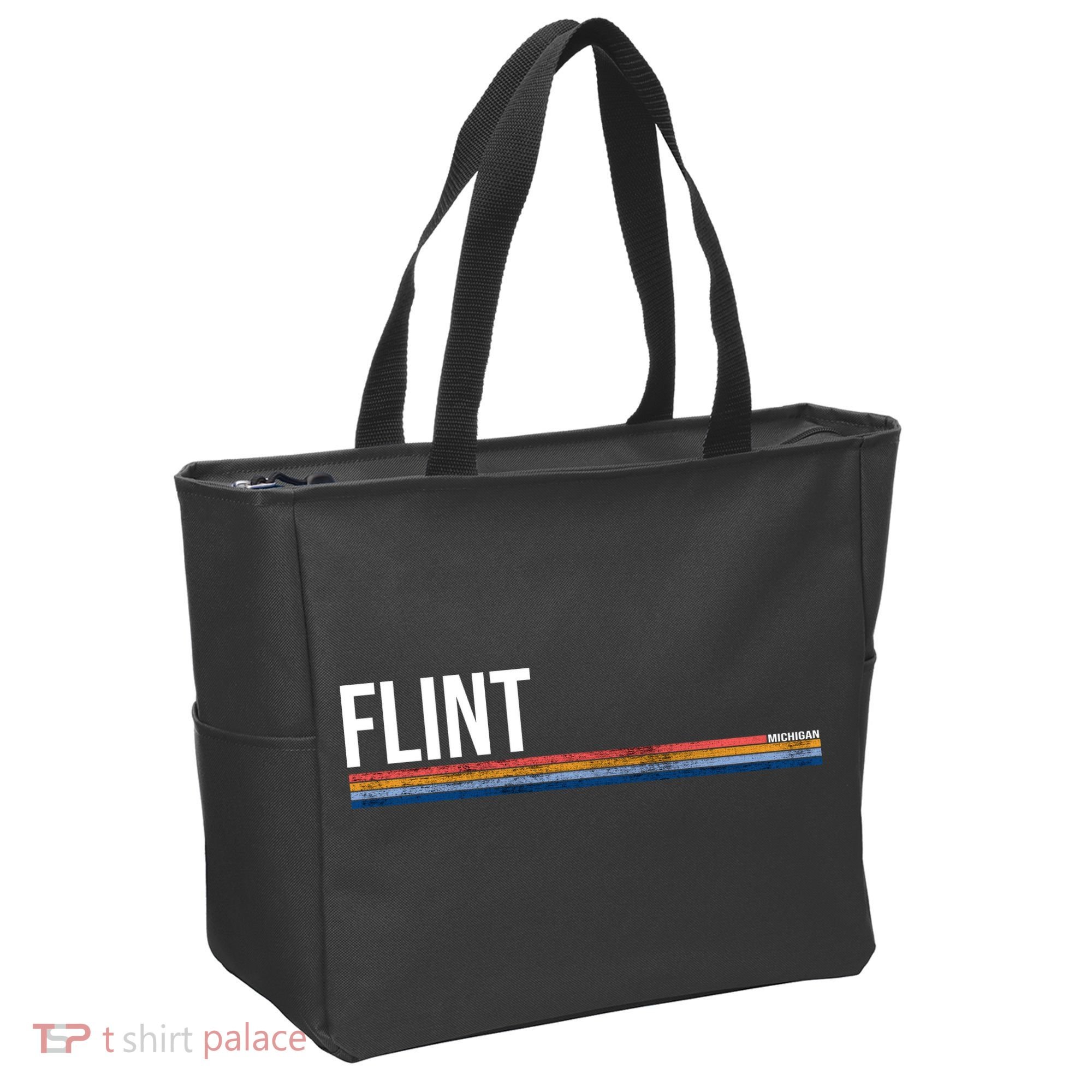 Flint Michigan Retro Tote Bag
