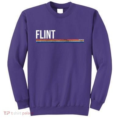 Flint Michigan Retro Sweatshirt