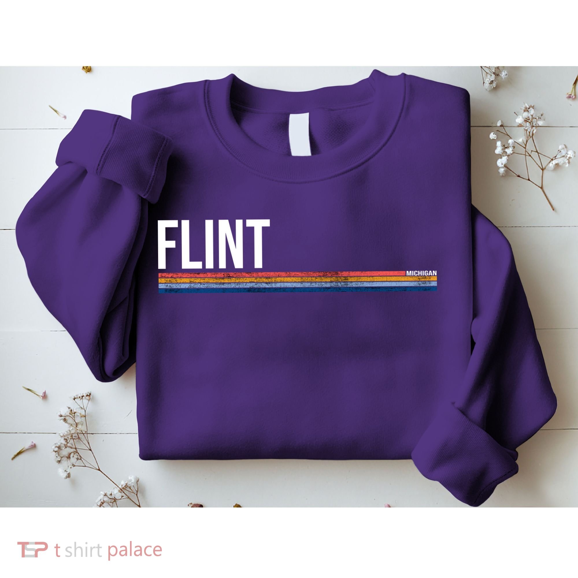 Flint Michigan Retro Sweatshirt