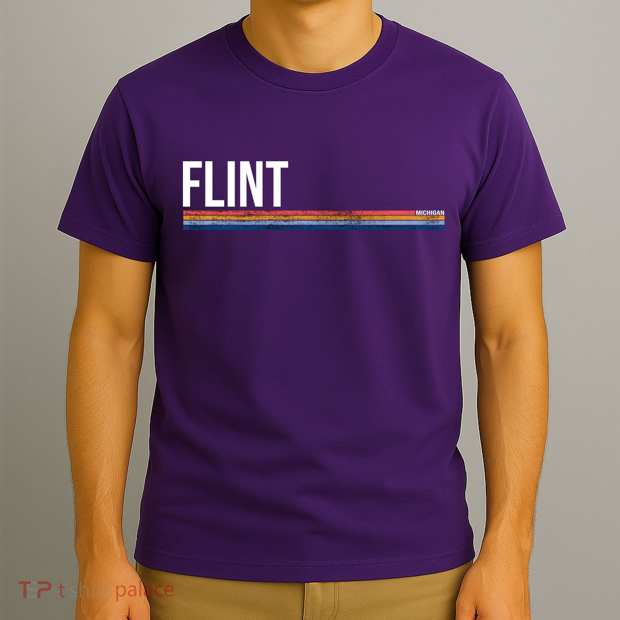 Flint Michigan Retro T-Shirt
