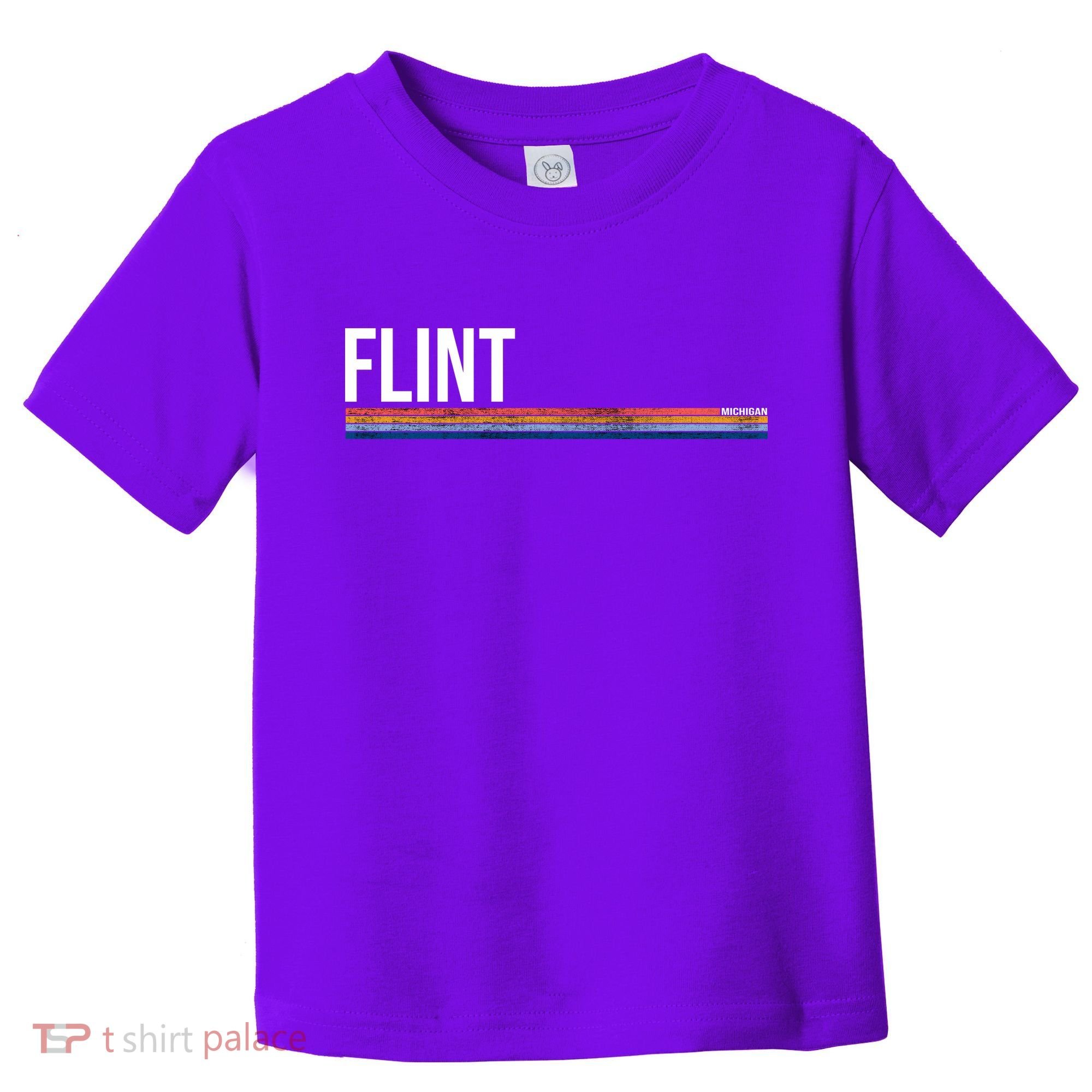 Flint Michigan Retro Toddler T-Shirt