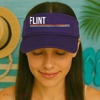 Flint Michigan Retro Visor thumb 2