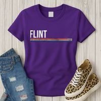 Flint Michigan Retro Women's T-Shirt thumb 3