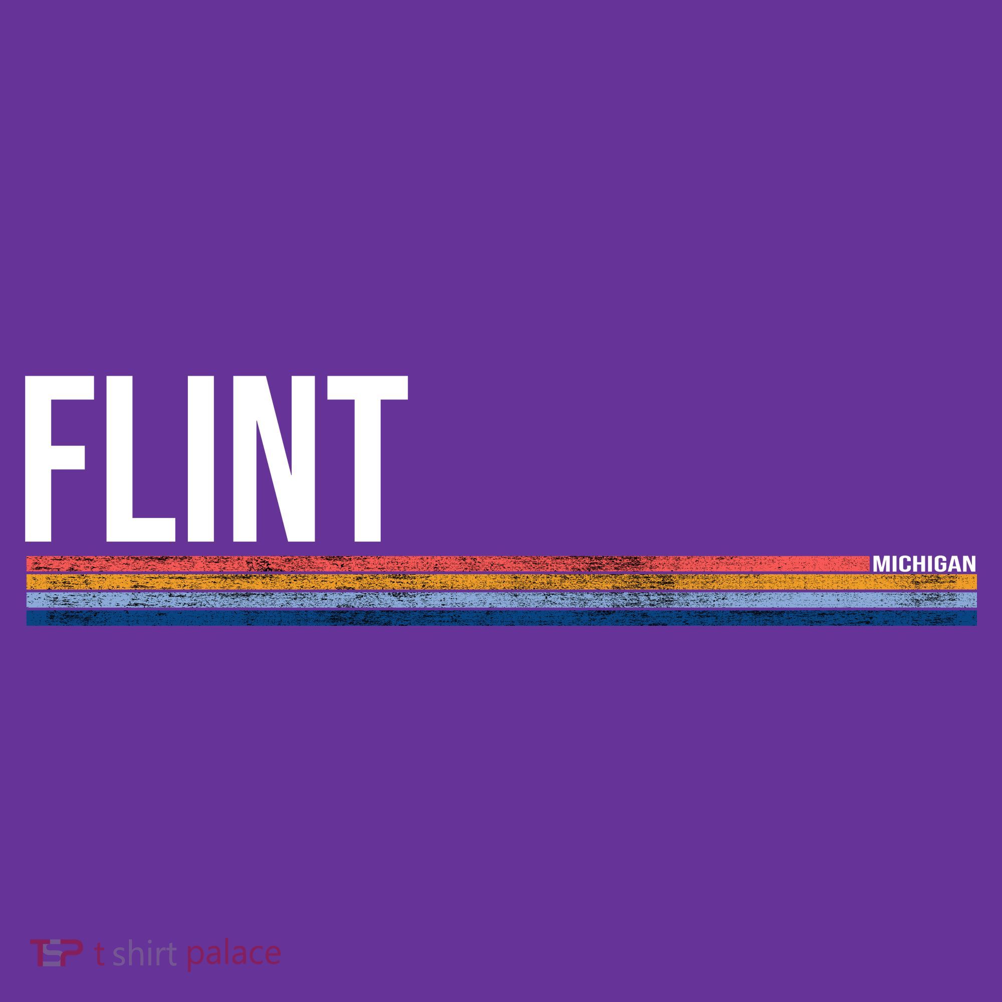 Flint Michigan Retro Women's T-Shirt