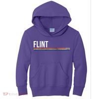 Flint Michigan Retro Kids Hoodie thumb 0