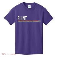 Flint Michigan Retro Kids T-Shirt thumb 0