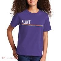 Flint Michigan Retro Kids T-Shirt thumb 2