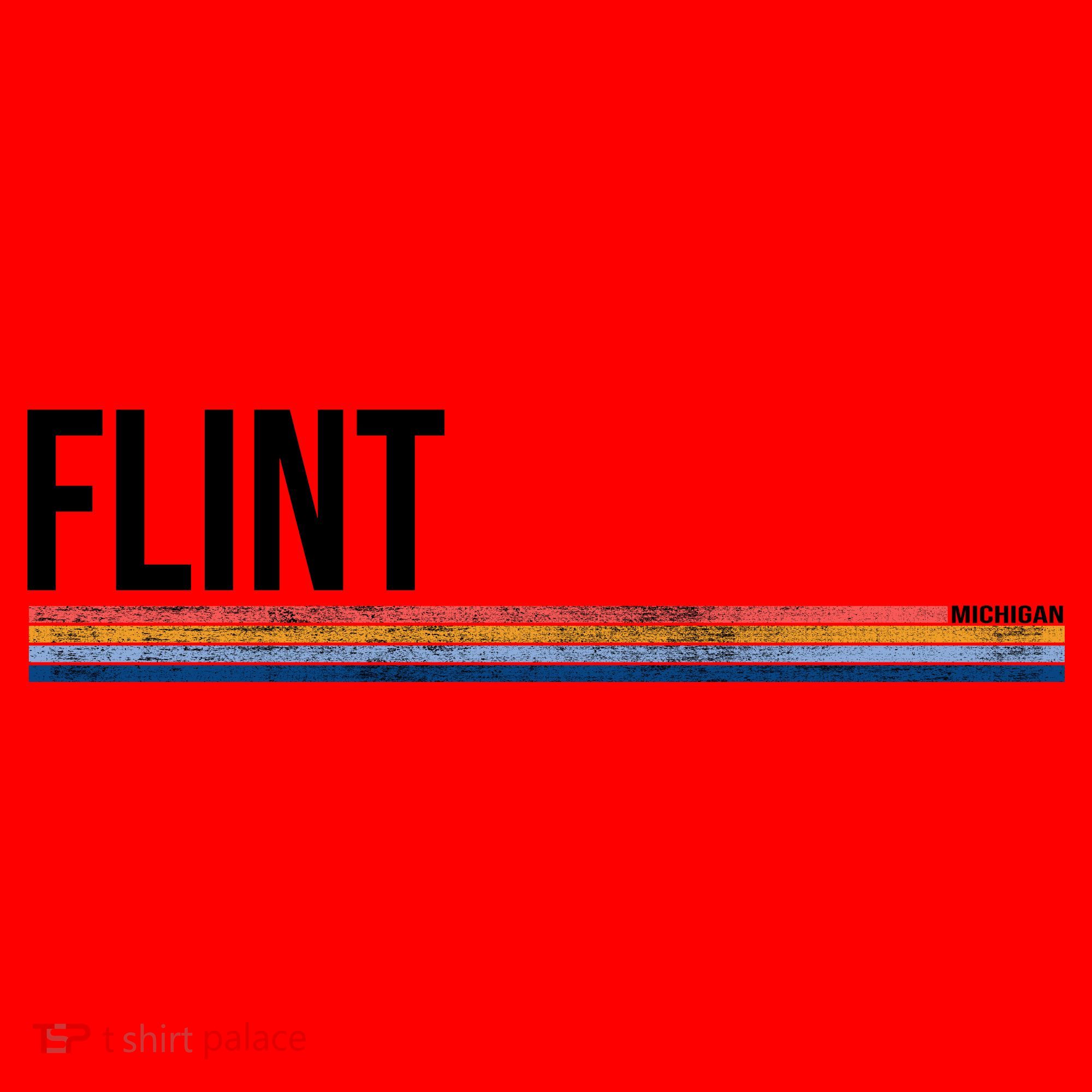 Flint Michigan Retro Santa Hat