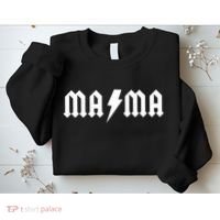 Funny MAMA Rocker Logo Sweatshirt thumb 2