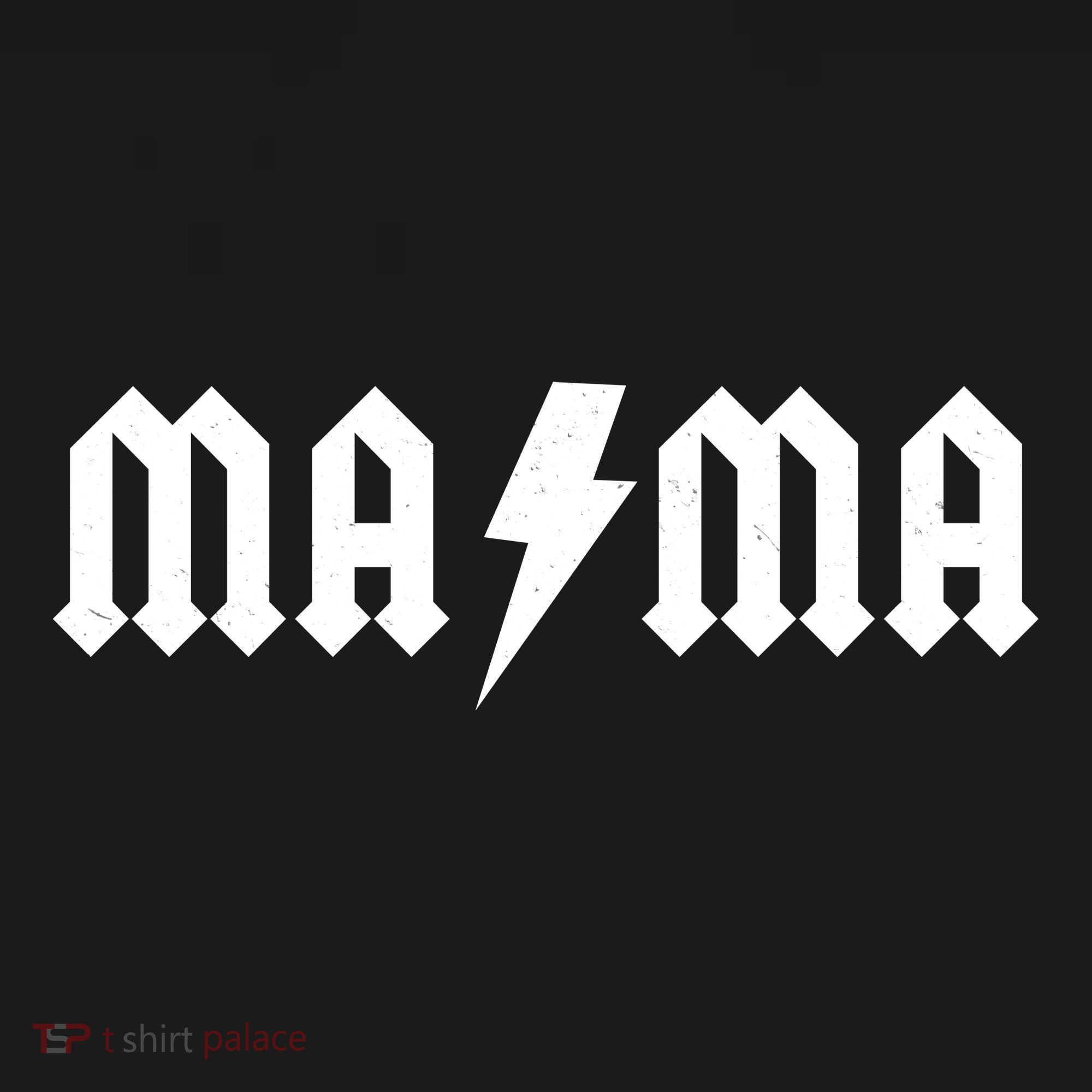 Funny MAMA Rocker Logo Coaster