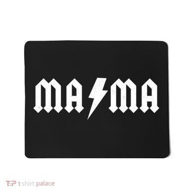 Funny MAMA Rocker Logo Mousepad