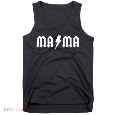 Funny MAMA Rocker Logo Tank Top