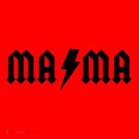 Funny MAMA Rocker Logo Santa Hat thumb 1