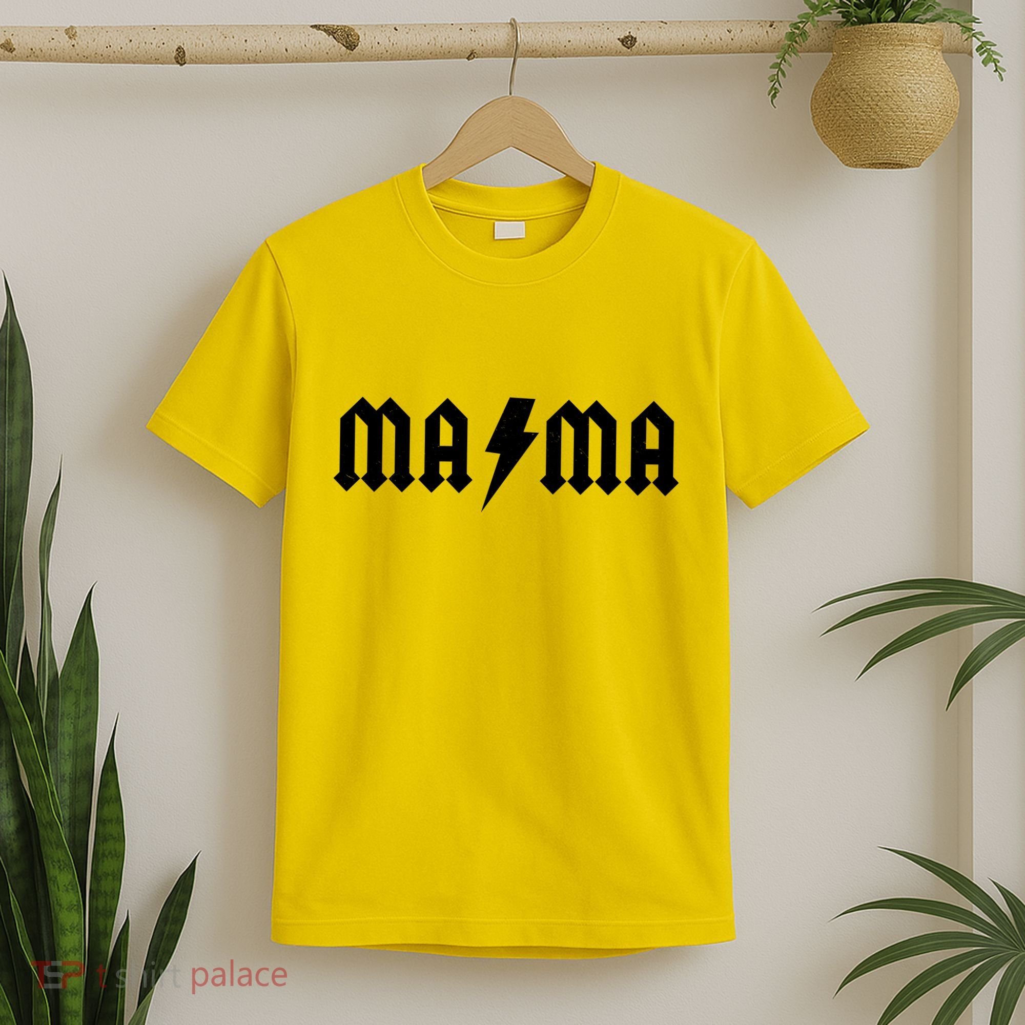 Funny MAMA Rocker Logo T-Shirt