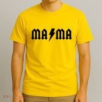 Funny MAMA Rocker Logo T-Shirt thumb 3