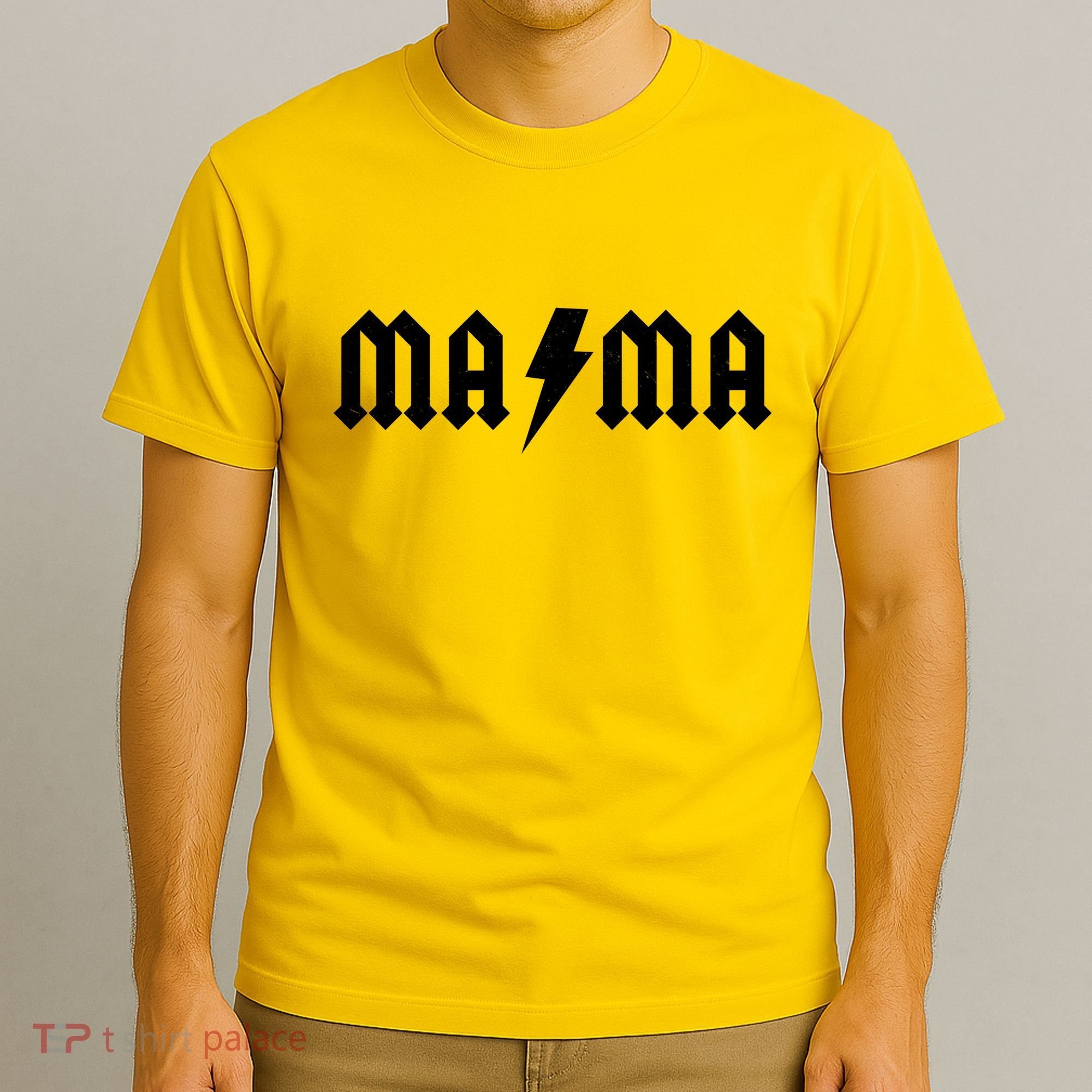 Funny MAMA Rocker Logo T-Shirt