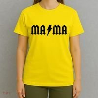 Funny MAMA Rocker Logo T-Shirt thumb 4