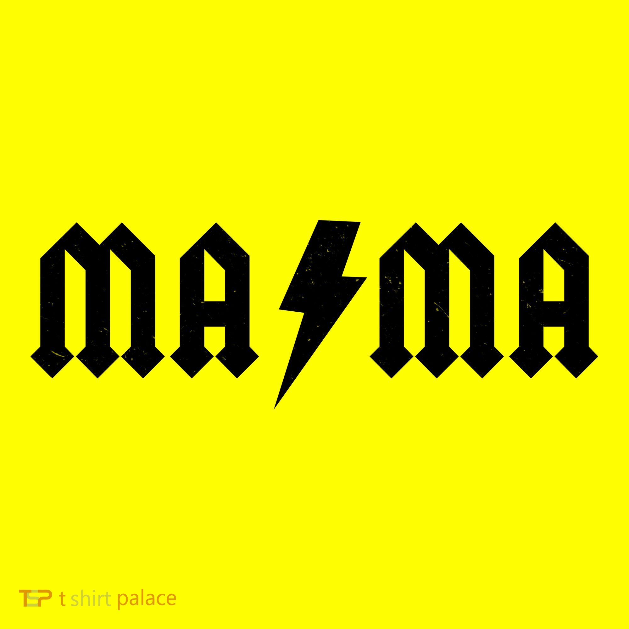 Funny MAMA Rocker Logo Hat