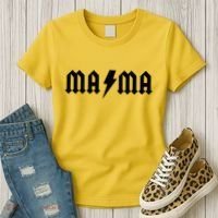 Funny MAMA Rocker Logo Women's T-Shirt thumb 3