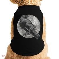 Full Moon Raven Bird Gift Scary Crow Doggie Tank thumb 0