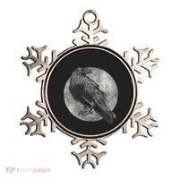 Full Moon Raven Bird Gift Scary Crow Ornament thumb 0