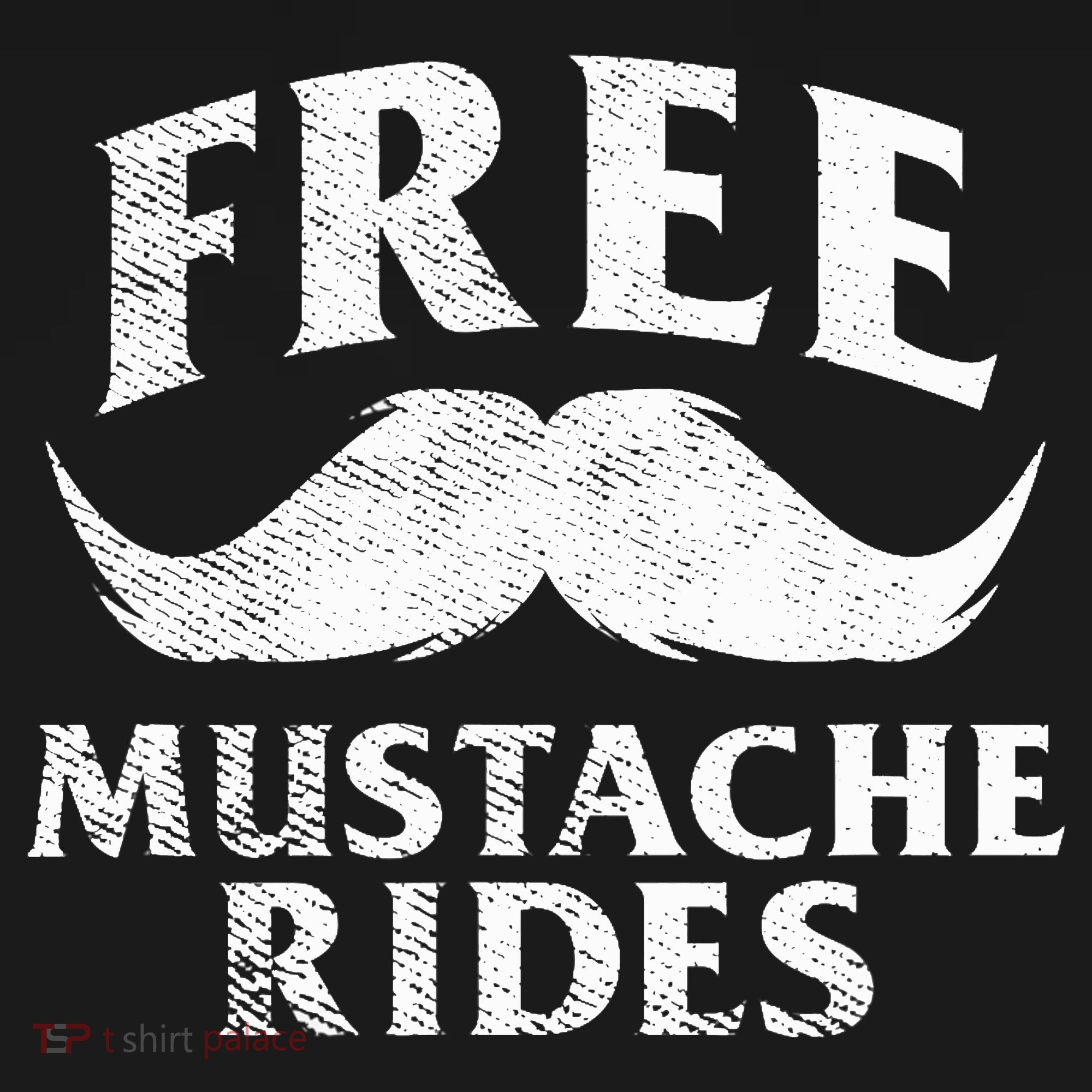 Free Mustache Rides Funny Backpack