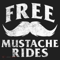 Free Mustache Rides Funny Tumbler thumb 3