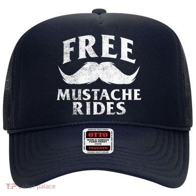 Free Mustache Rides Funny Hat