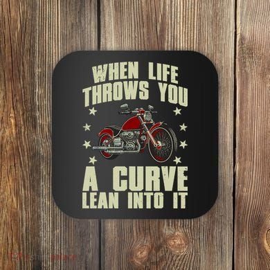 Funny Motorcycle Racer Design For Motorcycle Lover Coaster
