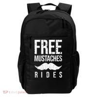 Free Mustache Rides Funny Backpack thumb 0