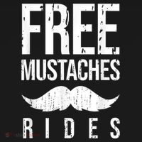 Free Mustache Rides Funny Women's Tank Top thumb 5