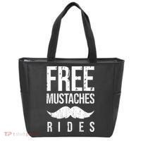 Free Mustache Rides Funny Tote Bag thumb 0
