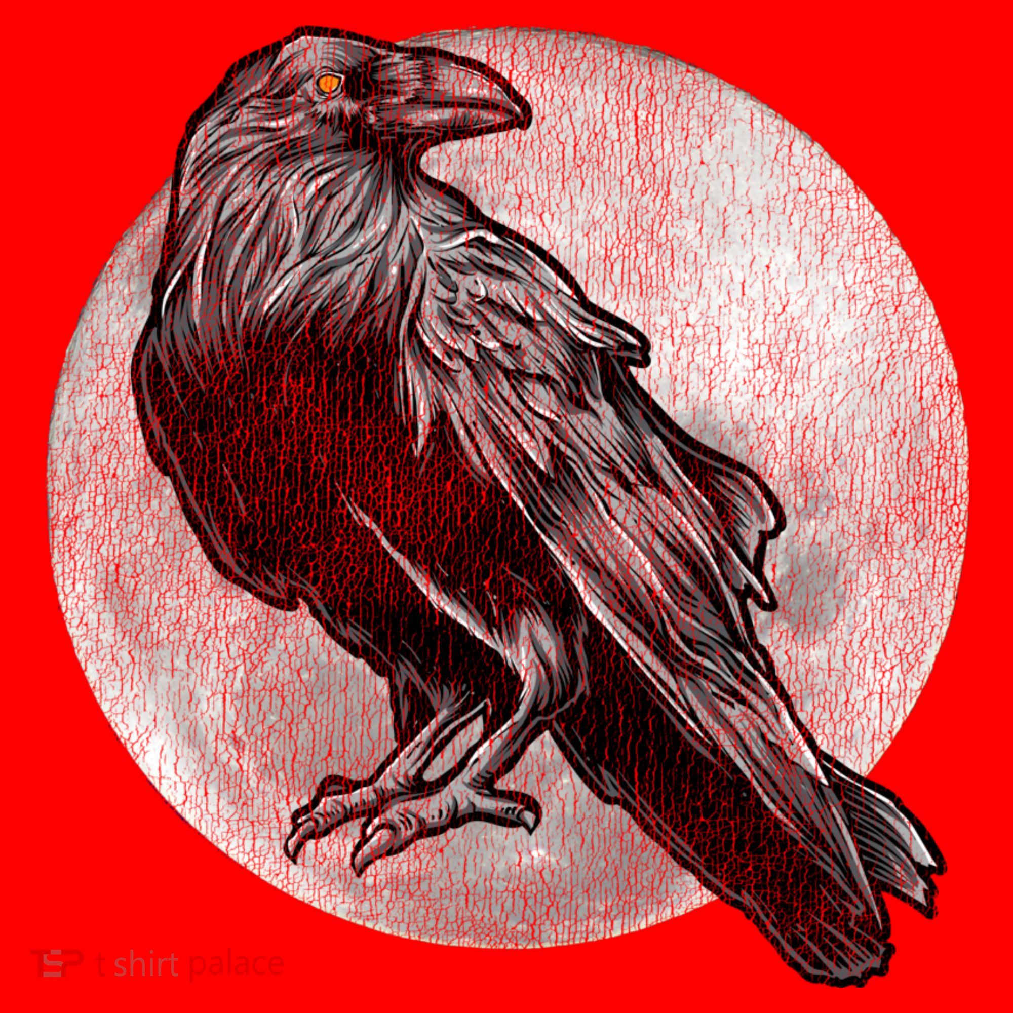Full Moon Raven Bird Gift Scary Crow Santa Hat