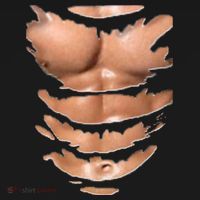 Fake Muscles Ripped Torn Chest Six Pack Abs Fitness Model Tote Bag thumb 4