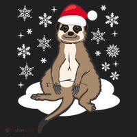 Funny Meerkat Santa Christmas Gift Classic Women's Sweatshirt thumb 2