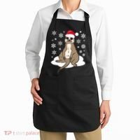 Funny Meerkat Santa Christmas Gift Classic Apron thumb 2