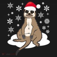 Funny Meerkat Santa Christmas Gift Classic Bucket Hat thumb 4