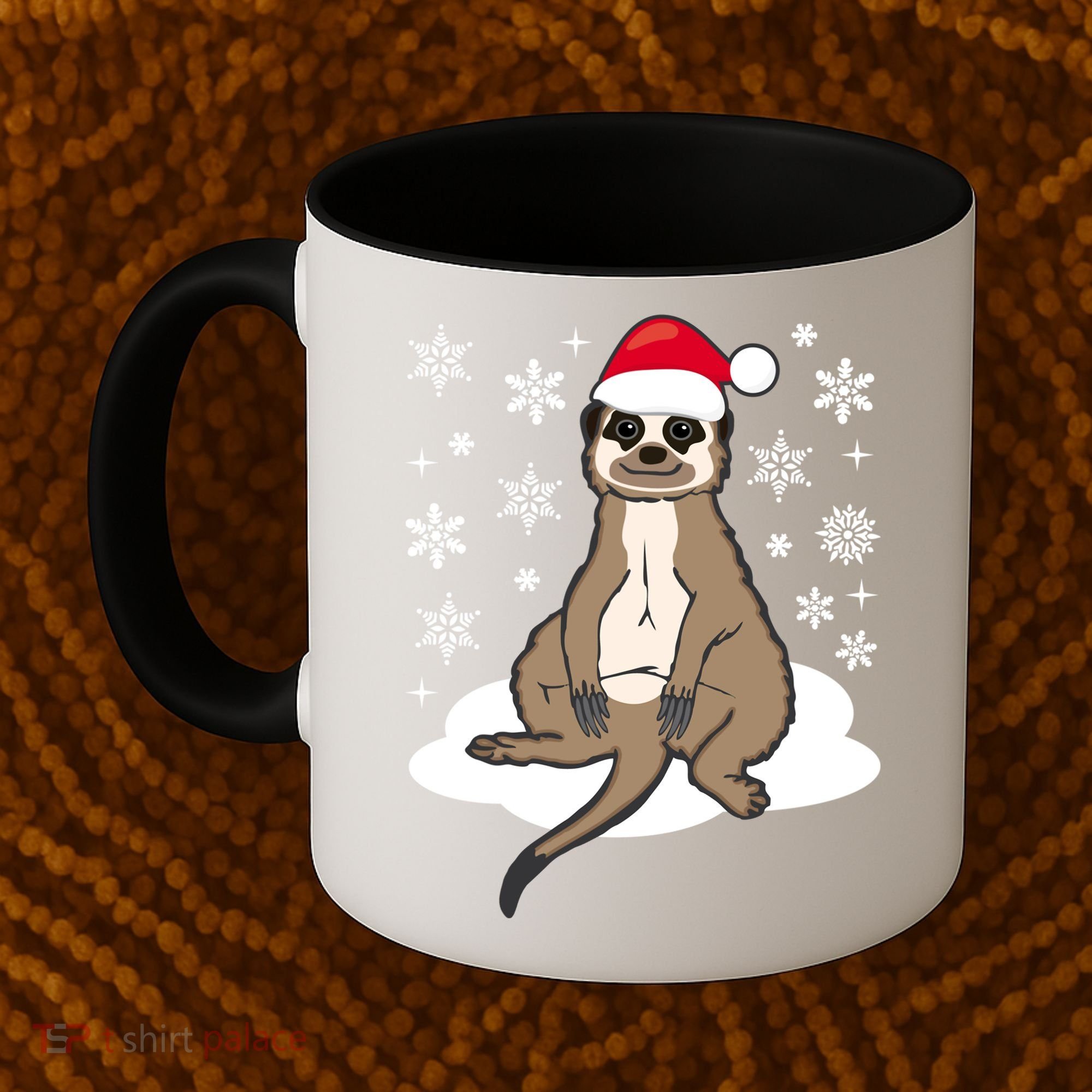 Funny Meerkat Santa Christmas Gift Classic Coffee Mug