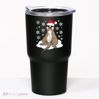 Funny Meerkat Santa Christmas Gift Classic Tumbler thumb 0