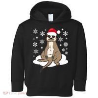 Funny Meerkat Santa Christmas Gift Classic Toddler Hoodie thumb 0
