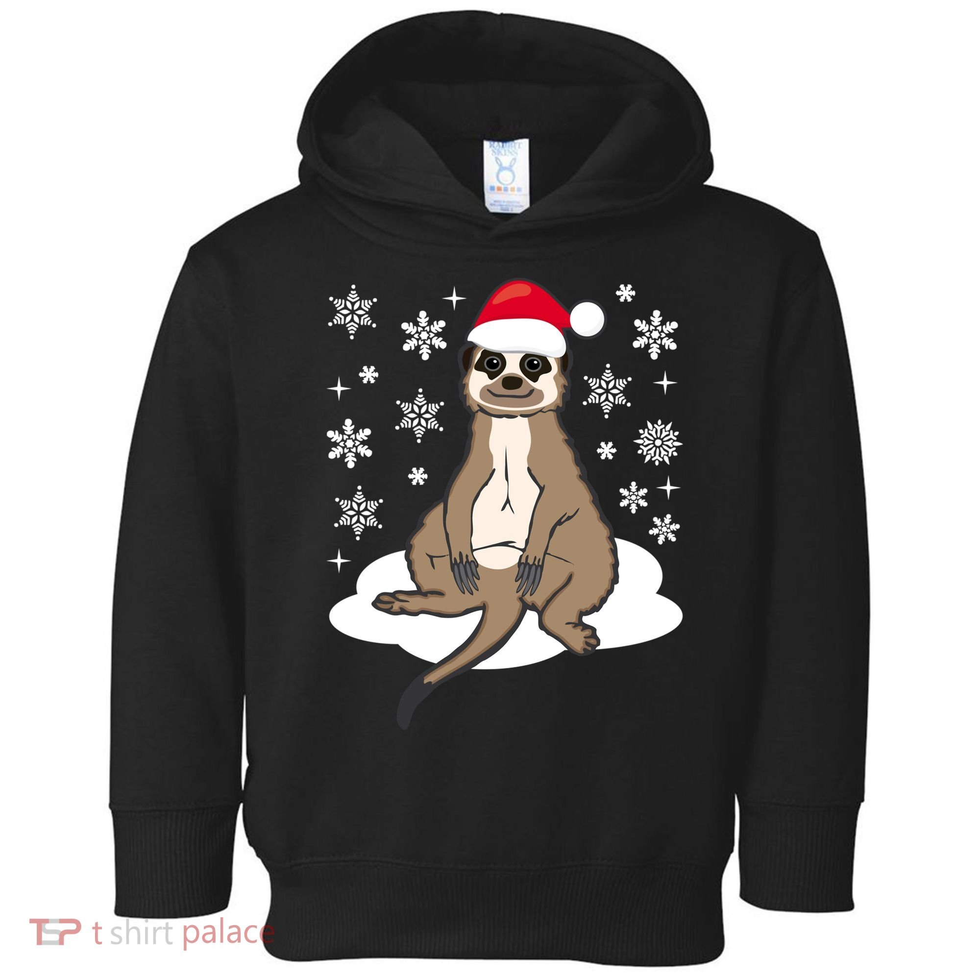 Funny Meerkat Santa Christmas Gift Classic Toddler Hoodie