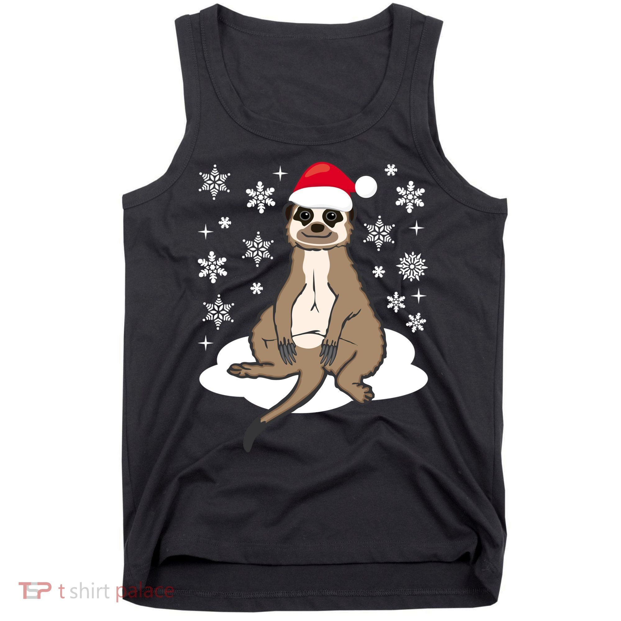 Funny Meerkat Santa Christmas Gift Classic Tank Top
