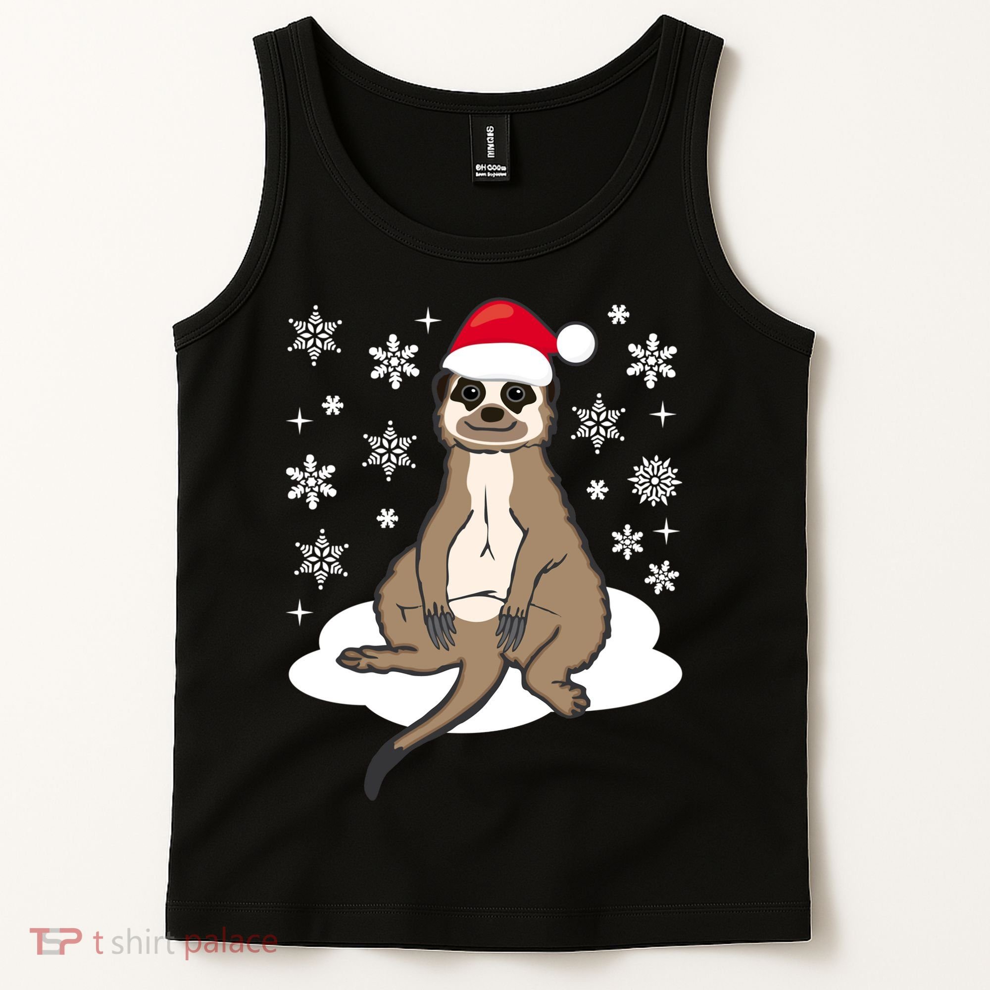 Funny Meerkat Santa Christmas Gift Classic Tank Top