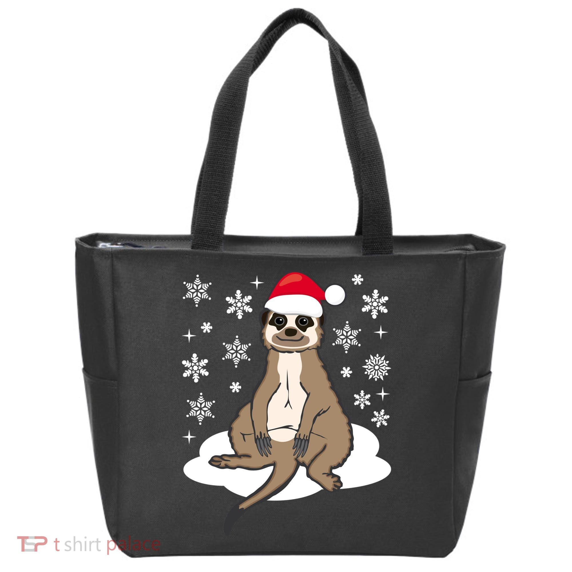 Funny Meerkat Santa Christmas Gift Classic Tote Bag