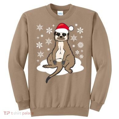 Funny Meerkat Santa Christmas Gift Classic Sweatshirt