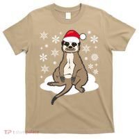 Funny Meerkat Santa Christmas Gift Classic T-Shirt thumb 0