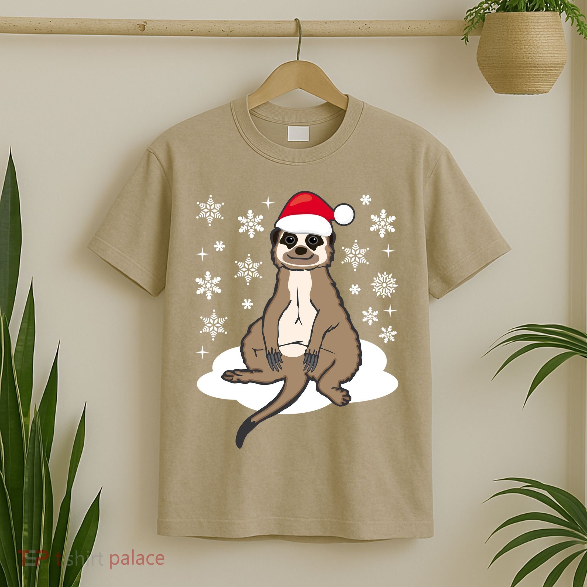 Funny Meerkat Santa Christmas Gift Classic T-Shirt