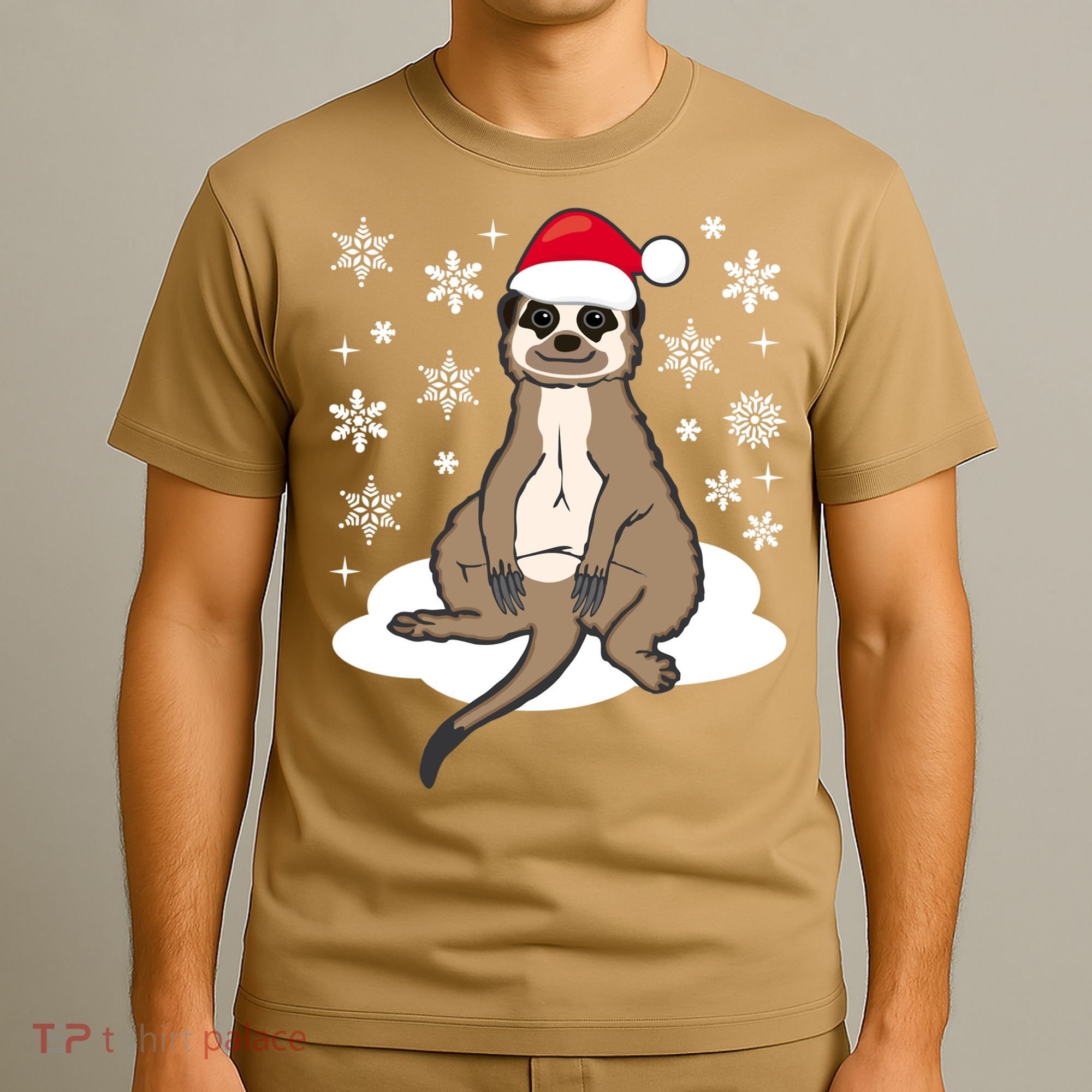 Funny Meerkat Santa Christmas Gift Classic T-Shirt
